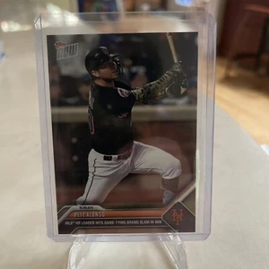 Pete Alonso 2023 Topps Now #320 MLB HR Leader Hits Game Tying GRAND SLAM in WIN - Picture 1 of 2