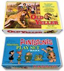 Marx "Old Yeller" Play Set Box OR "Flintstones Miniature" Play Set Box