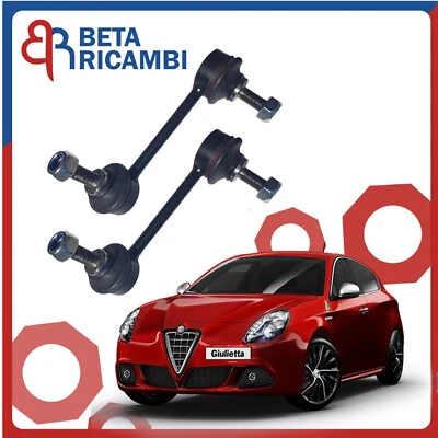 2 Tiranti Barra Stabilizzatrice Alfa Romeo Giulietta Biellette Posteriore DX SX  - Immagine 1 di 4