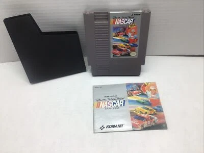 NES Bill Elliott's NASCAR Challenge Game & Book 1991 Nintendo Retro Racing - Image 1 of 4