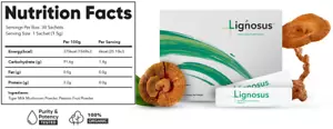 Lignosus - Organic Tiger Milk Mushroom Sachets - Lung Detox Cleanse - Picture 1 of 17