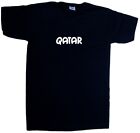 Qatar text V-Neck T-Shirt
