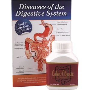 Denmar Colon Cleanse 125g Powder Magnesium Oxide Colon Detox + Free Book - Picture 1 of 3