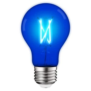 Luxrite A19 Edison LED Blue Light Bulb 4.5W=60W UL E26 Indoor Outdoor - Picture 1 of 7