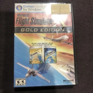 Microsoft Flight Simulator X Gold Edition Flight Simulator With Keys - Picture 1 of 4