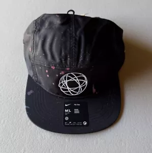 Japan Fly Nike Dri-FIT Men Medium/Large Hat Cap Black 5 panel FN7244-010 - Picture 1 of 10