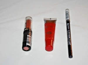 Wet n Wild Mega Lip Color #361S+Lip Gloss #313A & jordana Eyeliner #04 Lot Of 3 - Picture 1 of 2
