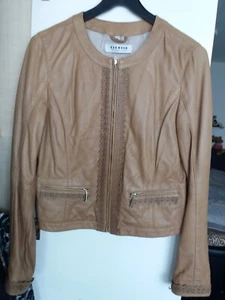 Oakwood Damen Lederjacke butterweiches Sheep Nappa Cocnac Gr. M (36/38) - Bild 1 von 13