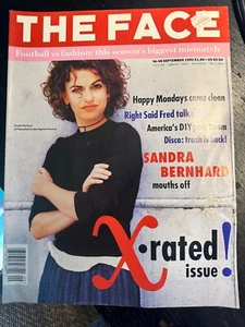 The Face Magazine | Sept 92 | Sandra Bernhard | Shaun Ryder, Happy Mondays - Picture 1 of 1