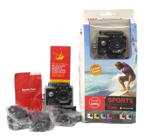 Sports Cam 1080p Full HD Action Cameras With Waterproof Cases BP9 - Picture 1 of 7