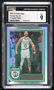 2022-23 Panini NBA Hoops Premium Box Set /199 Jayson Tatum #1 CGC 9 Mint - Picture 1 of 3