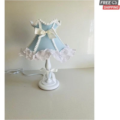 Timeless Blue Table Lamp for Boy's Nursery - E27 Socket, Soft Lighting Elegance - Image 1 of 2