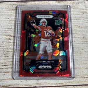 Selecciones del draft de Panini Prizm 2024 #192 Arch Manning Texas Longhorns novato hielo rojo - Imagen 1 de 2
