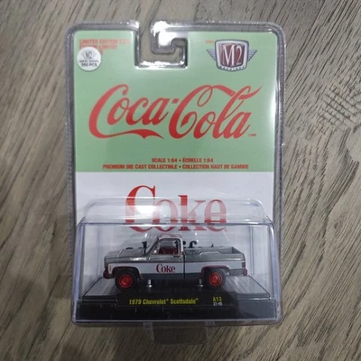 M2 Machines Square body Raw Chase 1979 Chevrolet Scottsdale 1/250 coca cola coke - Image 1 of 4