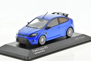FORD Focus RS Blue metallic 2009 1/43 MINICHAMPS 400088101 - Picture 1 of 5