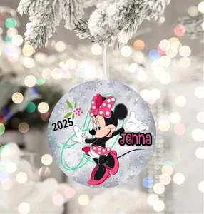 Adorno de Navidad personalizado para niños Minnie Mouse - Árbol de Navidad regalo para niños - Imagen 1 de 4