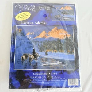 Candamar Designs 51071 Coming Home Kit punto croce impreziosito Hermon Adams NUOVO - Foto 1 di 7