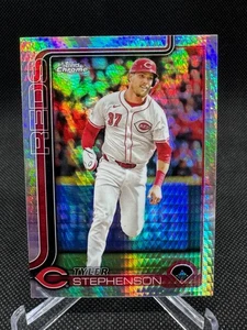 Tyler Stephenson 2025 Topps Chrome (rifrattore a prisma) #112 Cincinnati Reds - Foto 1 di 4