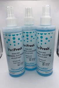 DermaRite Perifresh No-Rinse Perineal Cleanser Spray Bottle, 7.5 oz, 3 pack - Picture 1 of 3