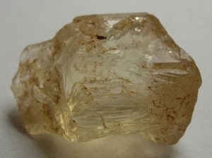 SCAPOLITE, LIGHT YELLOW ROUGH FOR FACETING, TANZANIA, AFRICA - Picture 1 of 4