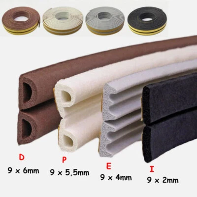 D/P/E/I Profil Selbstklebend Fensterdichtung Türdichtung Gummidichtung Dichtband - Bild 1 von 4