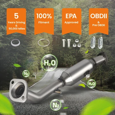 Convertidor catalítico para Honda CR-V CRV 2002 2003 2004 2005 2006 2,4 L K24A1 I4 Foto 1 de 4