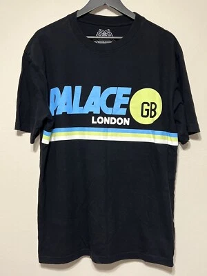 Camiseta Palace Pally Pal London GB a Rayas Negra L Foto 1 de 4