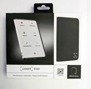 Ledger Stax Crypto Hardware Wallet with Folio | Curved E Ink Touch Screen | NIB - Picture 1 of 10