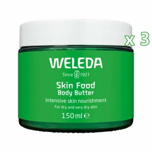 3 x NEW Weleda Skin Food Body Butter 150ml For Dry & Very Dry Skin Total 450ml - Picture 1 of 3