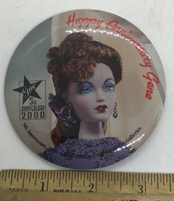 The Ashton-Drake Galleries Colección Gen Muñecas Botón Pinback 1995 Foto 1 de 3