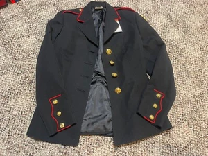 USMC Junior ROTC Dress Jacket Youth 4S US Marine Corps Uniform Coat Long NWT - Picture 1 of 6
