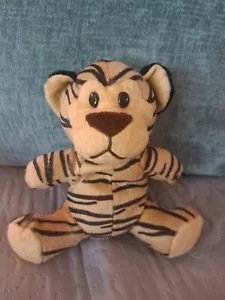 Mega Toys Plush Tiger Under 6 Inches Used Very Good Condition - Picture 1 of 2