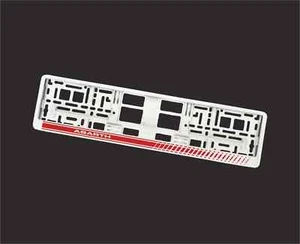 EU License Number Plate Frame Holder Surround White for Abarth fans - Picture 1 of 3