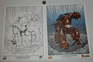 LEGO The Hulkbuster: Ultron Edition VIP Limited Edition Black & White Kunstdruck - Bild 1 von 1