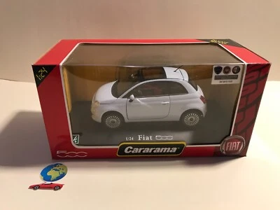 Cararama Fiat 500, modello scala (1:24 - 1:25), vintage (1161) - Immagine 1 di 4