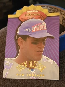 1998 Drew Bledsoe HOLOFOIL Collector's Edge Livin' Large #10 SP (Only 100 Made) - Picture 1 of 3