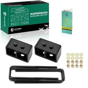 3" Rear Leveling Lift Kit with Blocks & U-Bolts for Ford F150 2004-2020 RWD/4WD - Bild 1 von 9