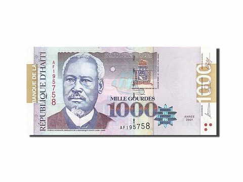 [#262933] Banknote, Haiti, 1000 Gourdes, 2006, 2007, KM:278c, UNC Cover