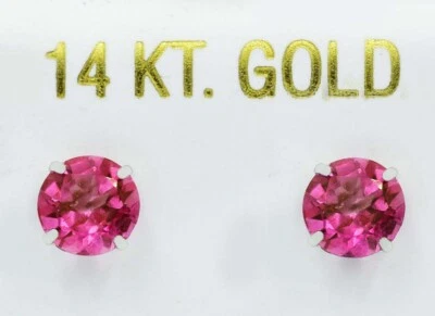 PENDIENTES ORIGINALES DE ZAFIRO ROSA DE 2,34 quilates de oro blanco de 14K - Valoración gratuita Foto 1 de 4
