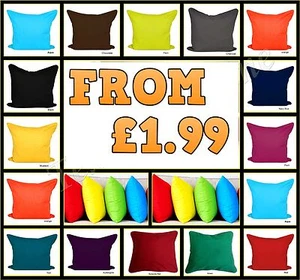 PLAIN CUSHION CUSHION COVERS SUEDE SOFT PILLOWCASE SIZE 18" X 18" - Picture 1 of 7
