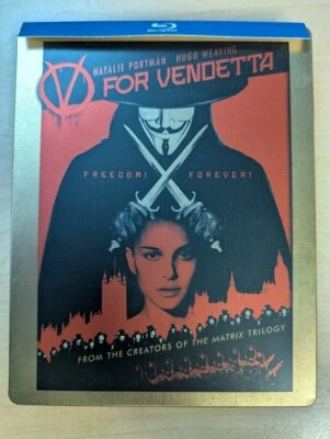 V For Vendetta (Blu-ray Disc, 2012, Steelbook) - Image 1 of 2