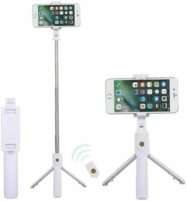 Remote Selfie Stick Tripod Phone Desktop Stand Desk Holder For iPhone/Samsung US - Image 1 of 4