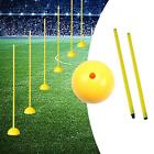 Football Sign Pole, Soccer Training Marker Bright Colors Professional Soccer