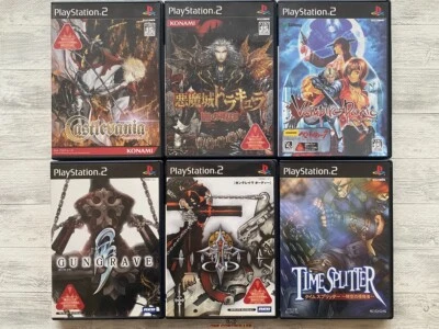 SONY PS2 Akumajo & Castlevania & Vampire Panic & Gungrave & Time Splitter set - Image 1 of 4