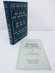 Franklin Library Frist Edition Society Women of Crisis by Robert Coles 1978 - Picture 1 of 12