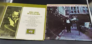 HAND ME DOWN MY OLD WALKING STICK & FS 218 - BIG JOE WILLIAMS VINYL RECORDS - Imagen 1 de 3