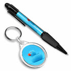 Pen & Keyring (Round) - Blue Toy Duckling Bath Time Baby Boy #16702