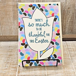 American Greetings Ostern Grußkarte Jelly Beans bunt Glitzer - Bild 1 von 10