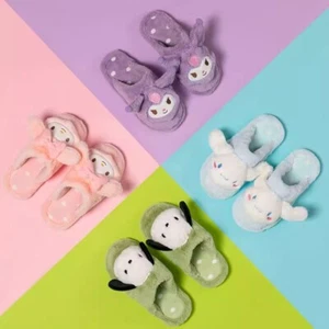 Cinnamoroll Kuromi Melody Pochacco Cotton Slippers Non Slip Comfort Home Shoes - Picture 1 of 15