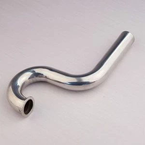 Stainless steel exhaust pipe S bend Wrap to center WTC header gas rc boat PZ230  - Picture 1 of 4